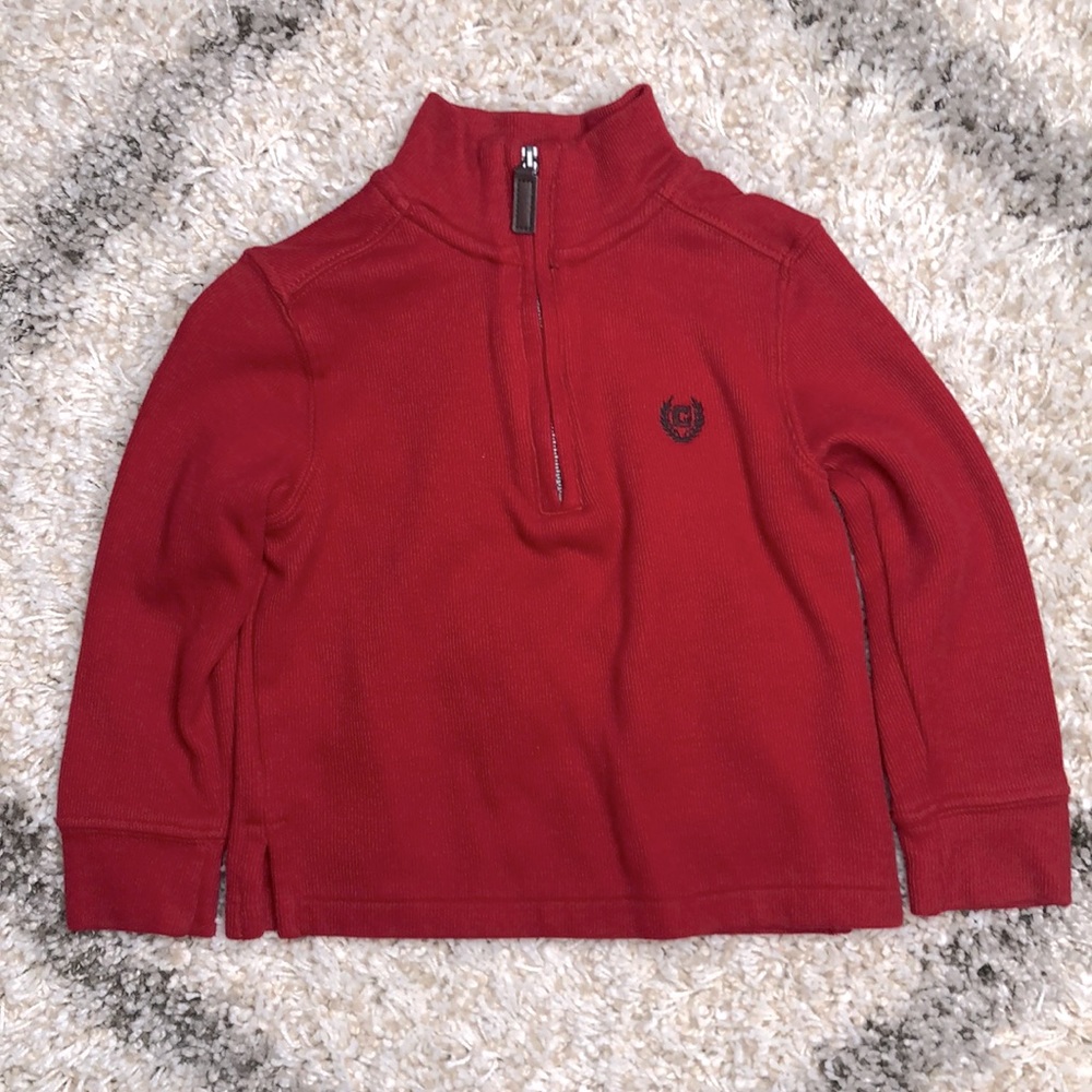 Chaps Toddler Quarter-Zip Pullover Sweater, Size 2T